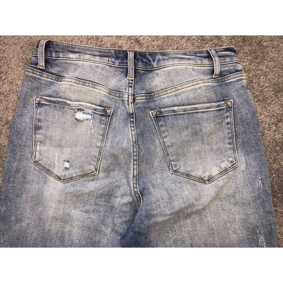 Risen Jeans Tapered Leg Distressed Jeans Size 11/30 - Picture 5 of 8